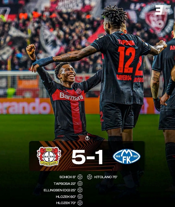 勒沃庫森全勝晉級(jí)！歐聯(lián)杯16強(qiáng)門票已拿下